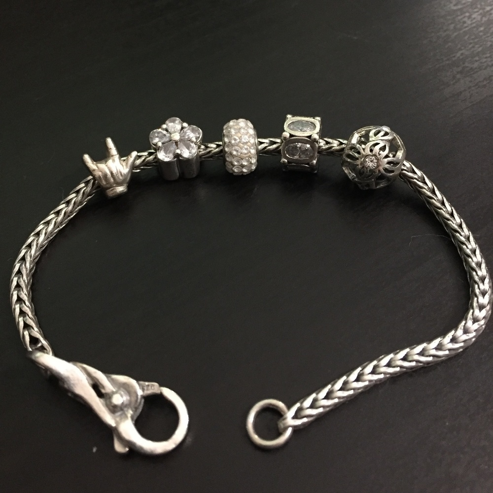 Trollbeads Bracelet with 5 Beads